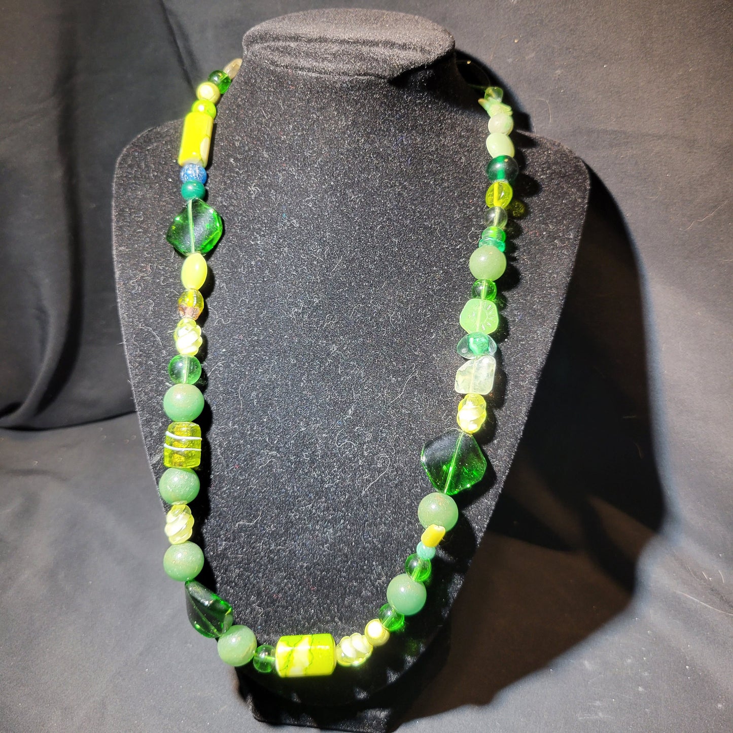 Green Beaded Necklace